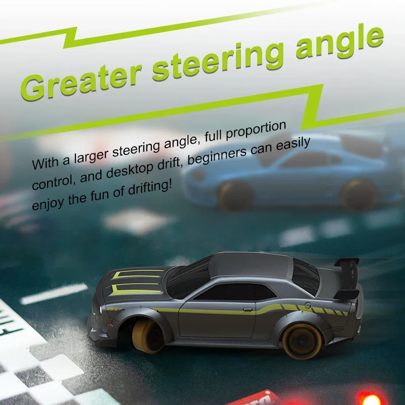 Turbo Racing 1:76 C65 Drift RC Car With Gyro Radio Full Proportional Remote Control Toys RTR Desktop Toys For Kids and Adults 5