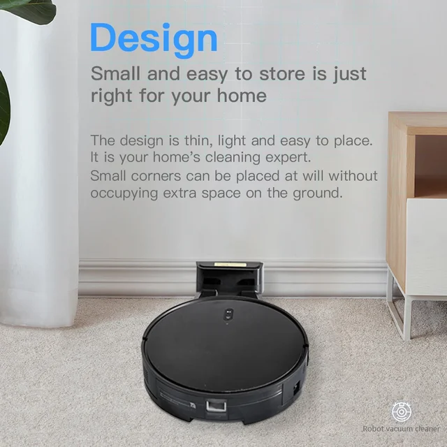 GEERLEPOL V6 Robot Vacuum Cleaner Mop Self-empty Base Vacuum Robot Floor Sweeping Smart Vacuum Cleaner Robot 2