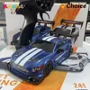 RC Drifting Car 1/24 4WD 30km/H High Speed LED Lights Gyro 2.4Ghz Remote Control with PVC Shell Electric Toys for Boys Kids Gift 2
