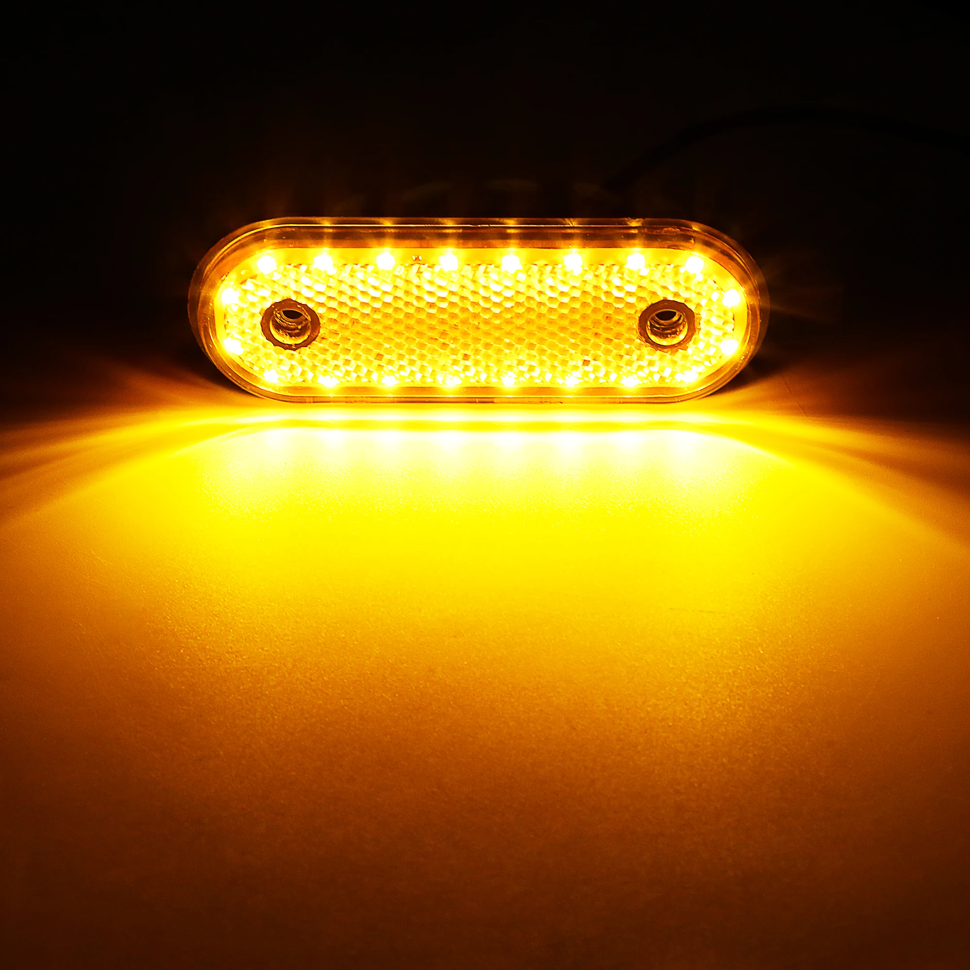 รูปสินค้า โคมไฟด้านข้างกันน้ำ 30 LED สำหรับรถบรรทุกและรถพ่วง DC24V