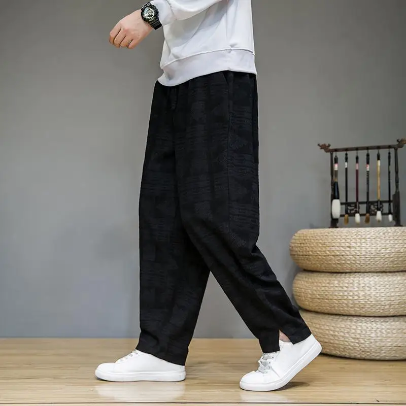 Pantalones De Lino Hombre Pantalones Chinos Para Hombre Talla