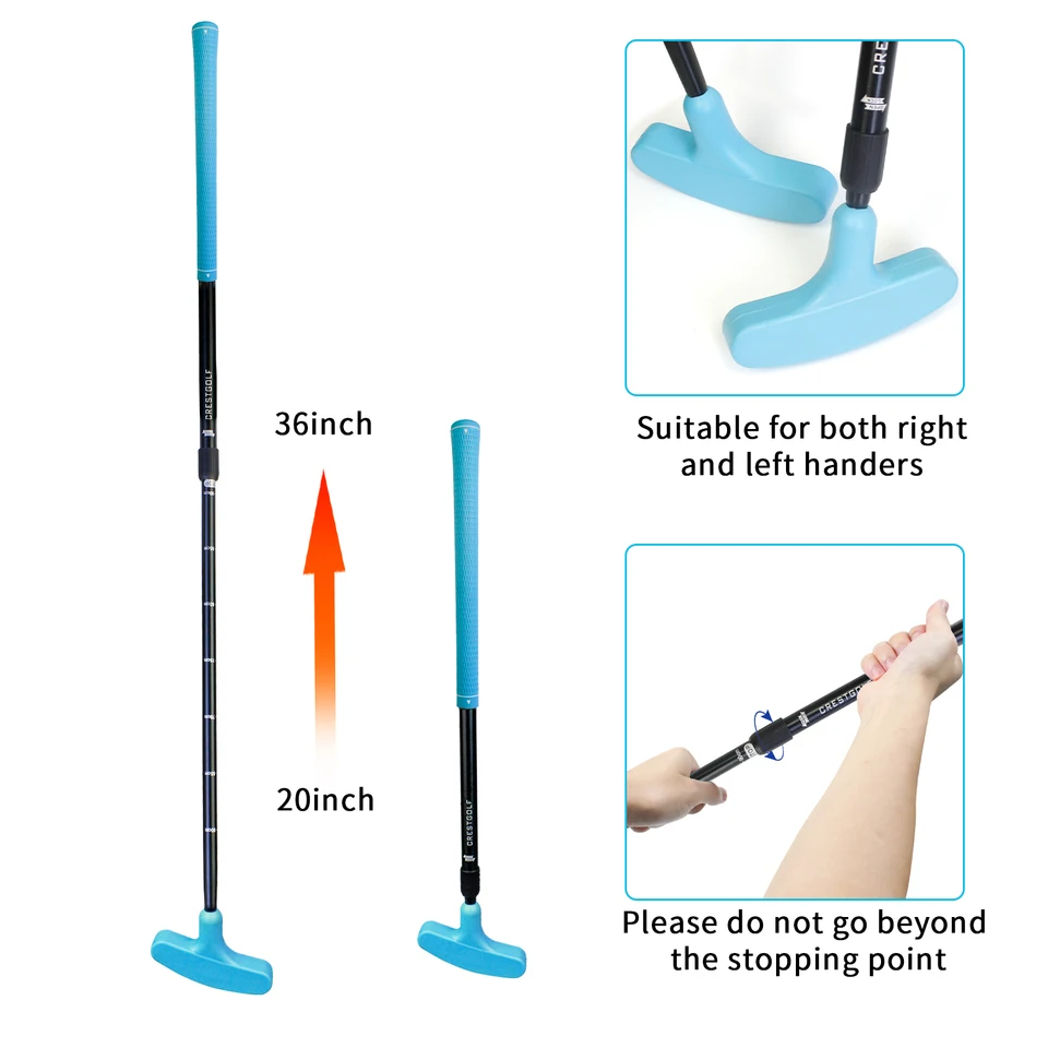 Kinder Golf Putter Verstellbar - Mehrzweck Golfschläger Für Rechts- & Linkshänder