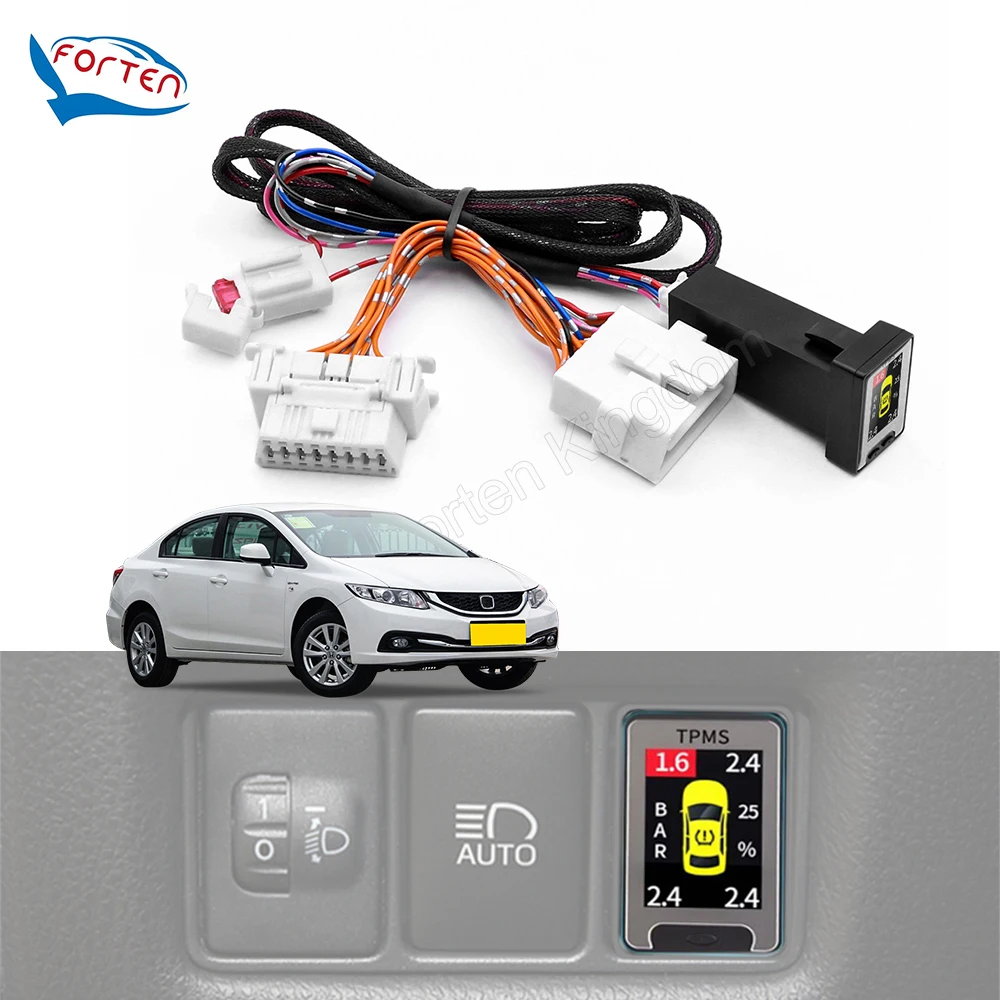 

Система контроля давления в шинах с ЖК-дисплеем для Honda Civic 2012-2023