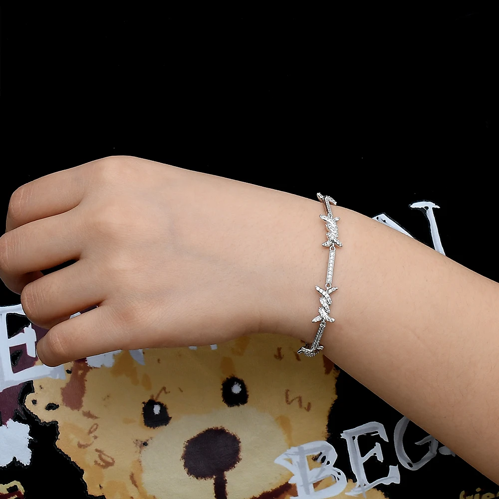 New Fashion Silver Gold Color  Jewelry Crystal Bracelet Popular Jewelry Shiny Crystal Bracelet Bangle for Women