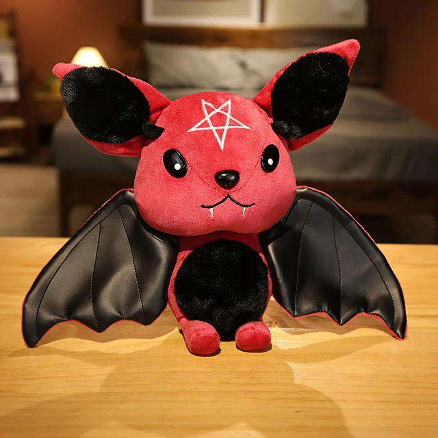 30cm Dark Series Plush Bat Rabbit Toy Pentacle Moon Vampire Doll Stuffed  Gothic Rock Style Bag Halloween Plush Kids Toy Gifts - AliExpress