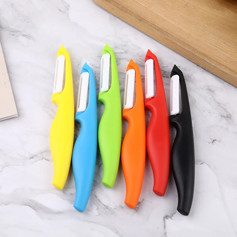 Description Picture 5 of item1Pc Fruit & Vegetable Peeler Ceramic Melon Peeler Multi-Functional One Piece Plane Fruit & Vegetable Peeler Kitchen Tools