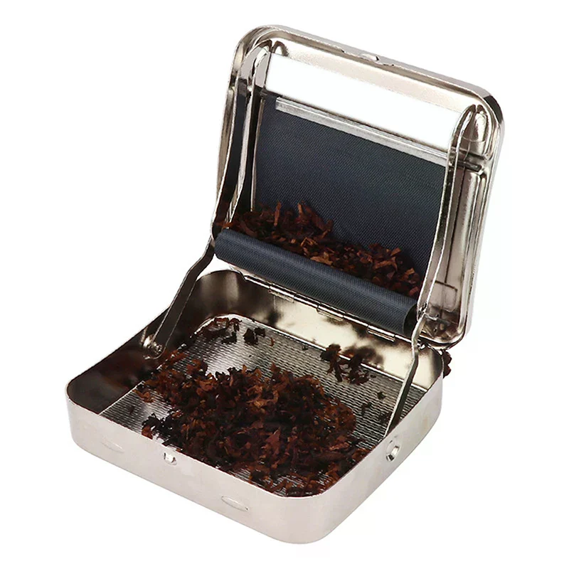 Automatic Cigarette Rolling Machine and Storage Case, 70mm Tobacco Roller and Paper Holder