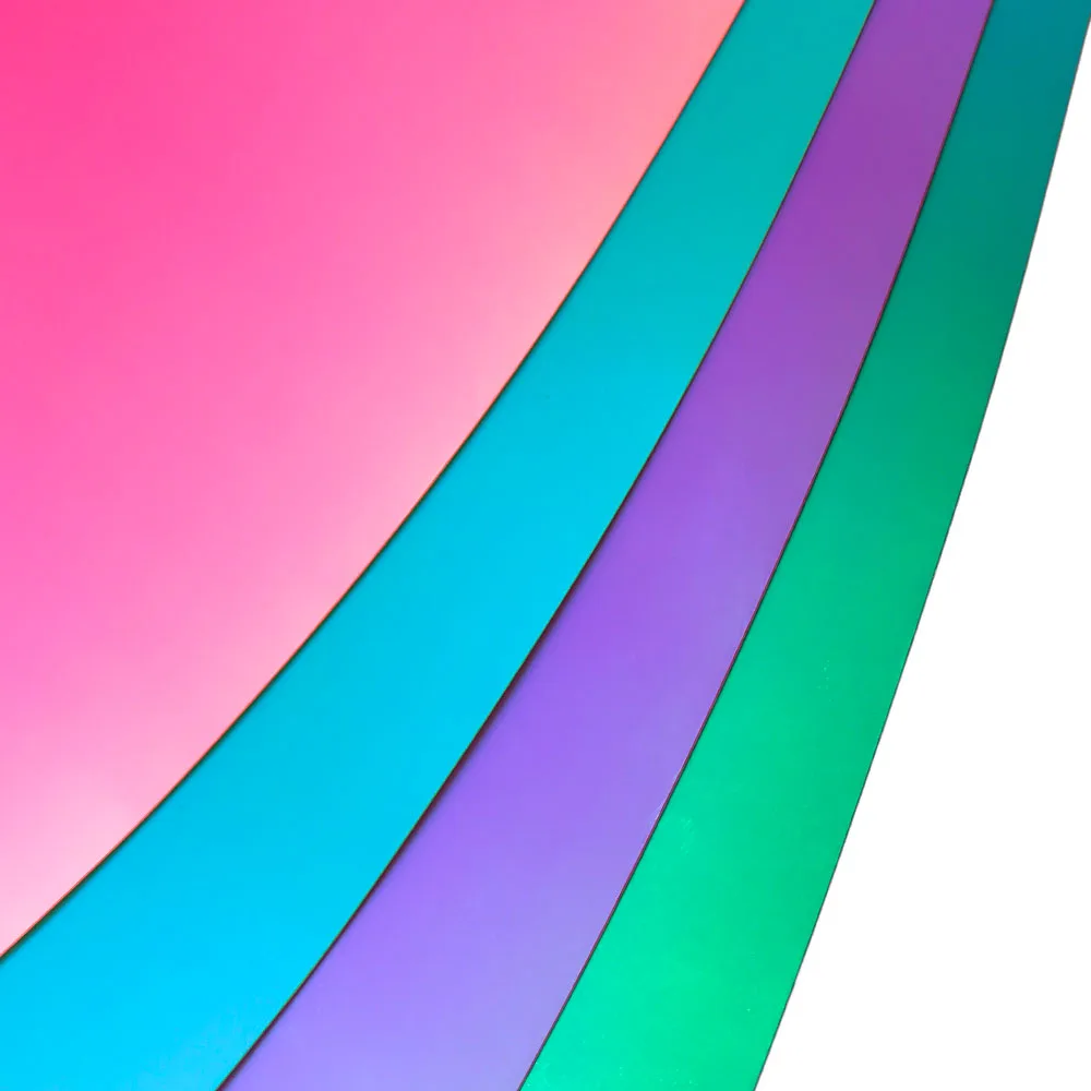 Iridescent Silky Adhesive Craft Vinyl Sheets for Sticker Festival Party Decoration Car Decal Film for Cutting Machine Cut DIY