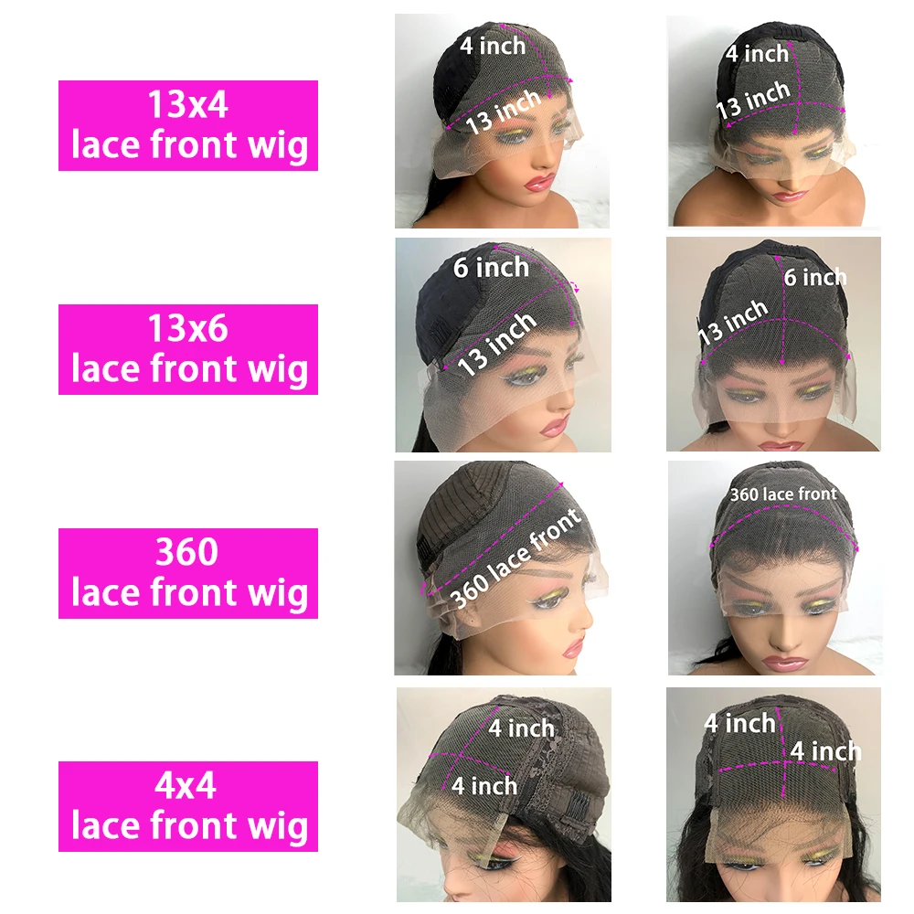 Body Wave 360 Full Lace Wig Human Hair Pre Plucked 13x6 Hd Lace Frontal Wig Brazilian For Women 30 32 Inch 13x4 Lace Frontal Wig