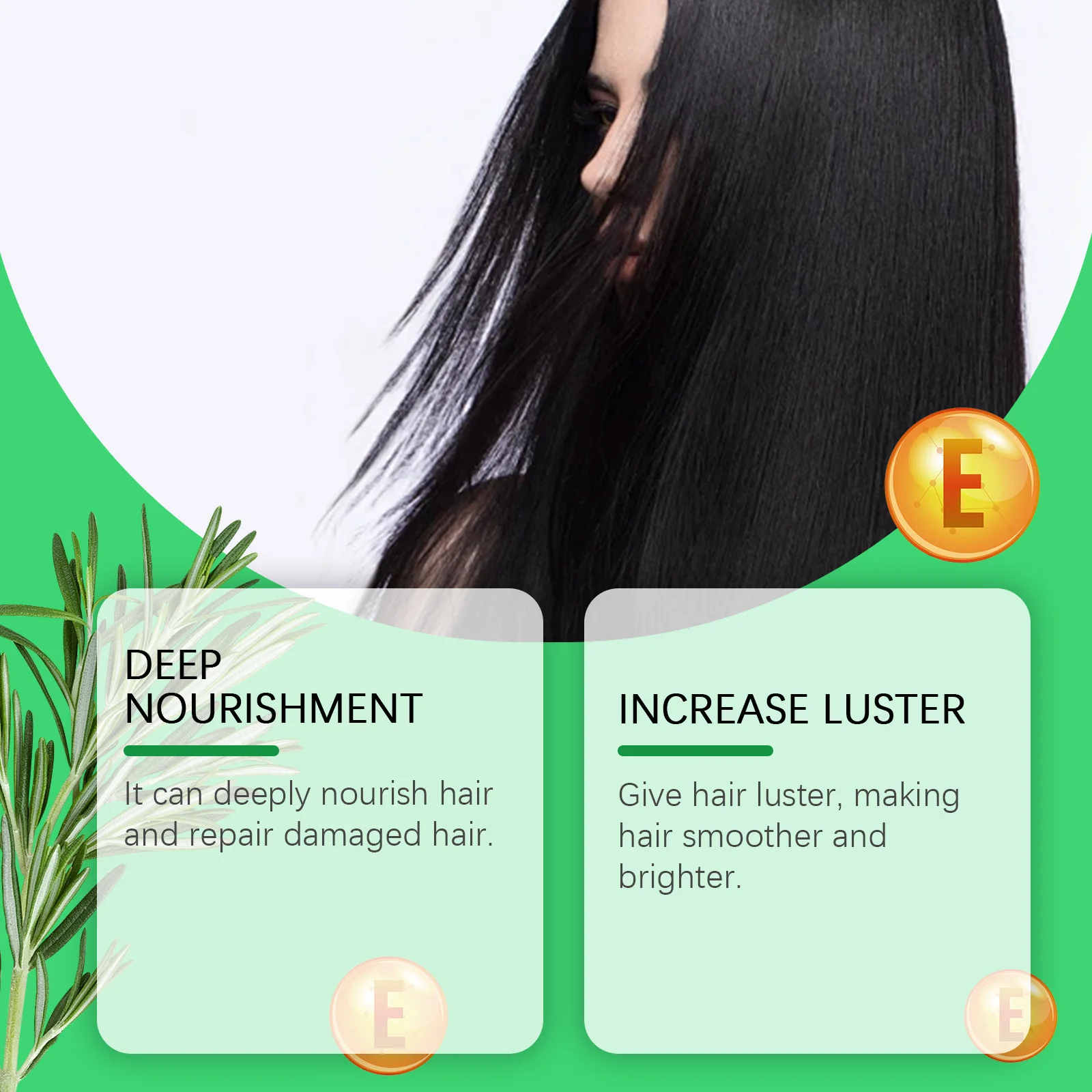 Rosemary Hair Care Essential Oil Repair Damaged Hair Ends Moisturize Scalp Strengthening Nourishing Batana Oil Hair Growth Serum