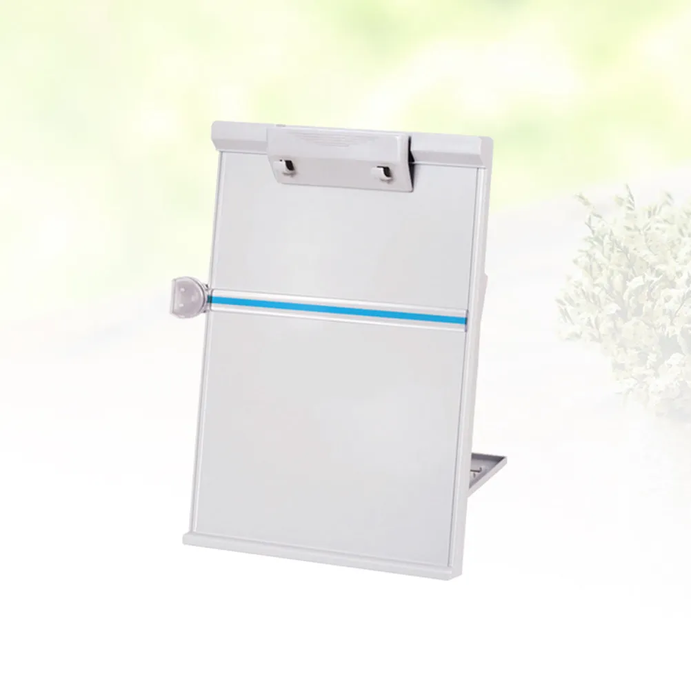 1Pcs 조정 가능한 ABS 독서 스탠드 책 홀더 사무실 책상 쓰기 자세 교정 문서 음악 점수