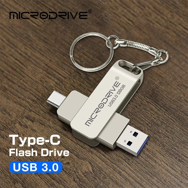 Memoria Usb Rotable Type-C + Usb30 128Gb