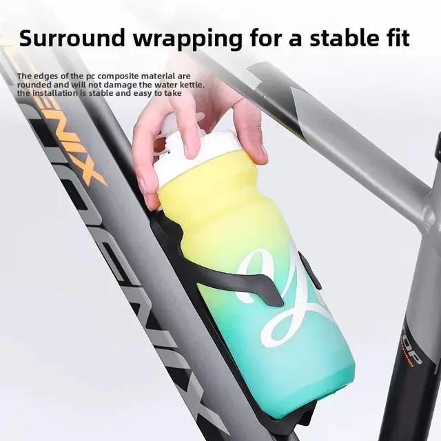 Ultralight Aero Propel Raod Bicycle Water Bottle Cage With Airtag Installation For HUAWEI/Apple Ultralight MTB Bottle Holder 4