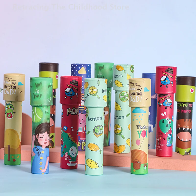 1 Piece Children Party Gift Large Rotating Kaleidoscope Classic Educational Toys For Kids Imaginative Cartoon Toy