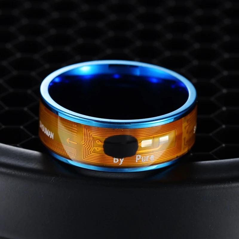 Nfc Smart Ring Portatile Compatto Indossando Dispositivo Di Riconoscimento Id Multifunzionale Nfc Smart Ring Donna Uomo Ll @ 17