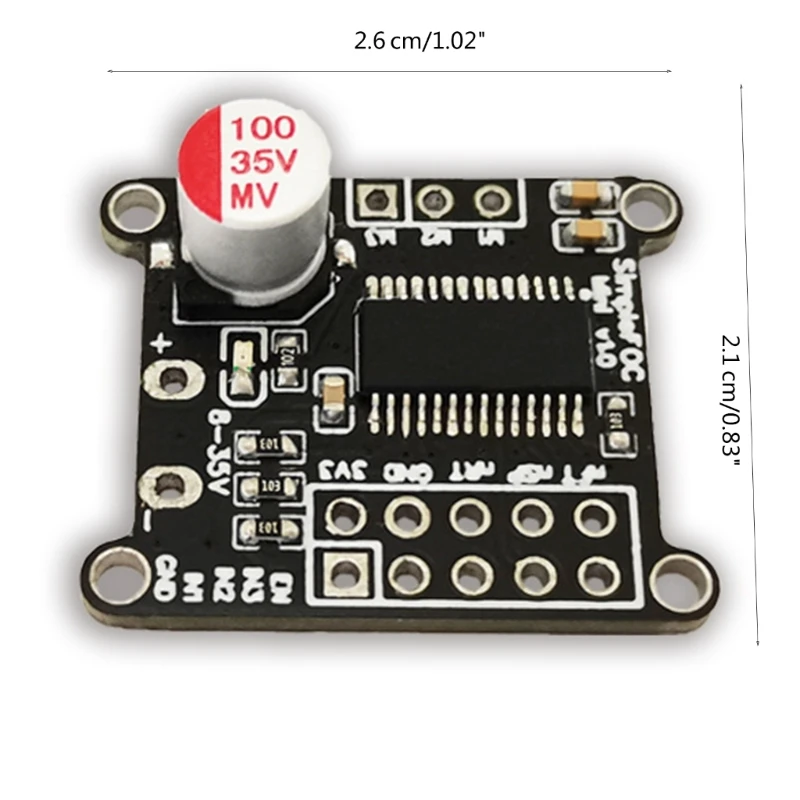 DC ���� ����̹� ���� SVPWM/SPWM ���� �˰�����, FOC ���� ����̹�, SimpleFOCMini �귯�ø��� DRV8313 ����̹�