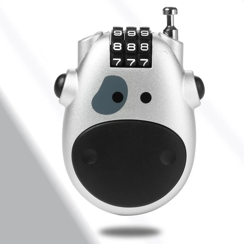 

Universal Helmet Password Lock Telescopic Wire Rope Anti-Theft Cable Code Lock Suitcase Motorcycle Car Sled Helmet Password Lock