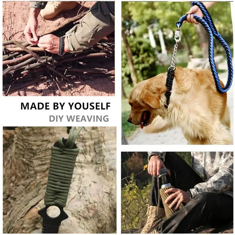 Enhanced Military-Grade Paracord 9-Strand 4mm - Versatile Outdoor Survival & DIY Bracelet Rope
