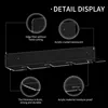Clear Acrylic Wine Glass Holder Wall Mounted, Under Cabinet Hanging Wine Glass Rack, Champagne Wall Holder for Party 5