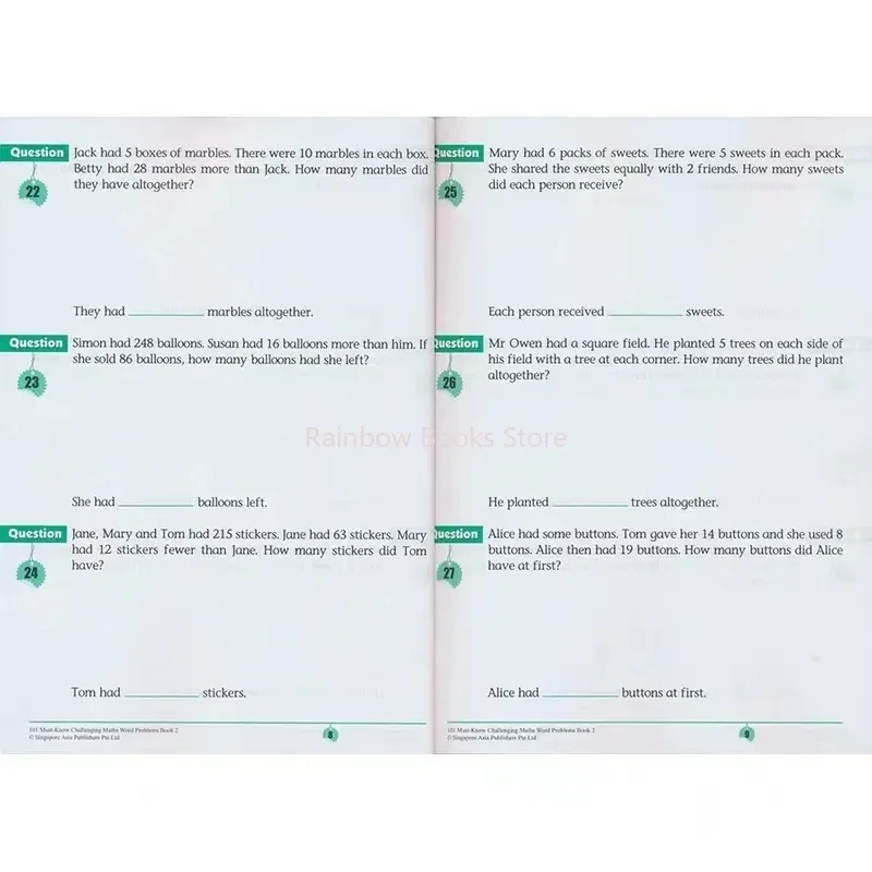 Challenging Math Word Problems 2