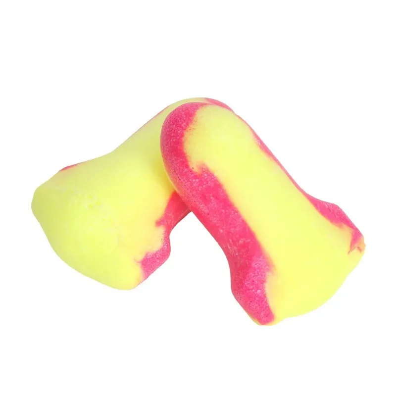Achetez des bouchons d'oreilles antibruit en mousse NRR 32dB, lot de 10 paires sur fond bleu