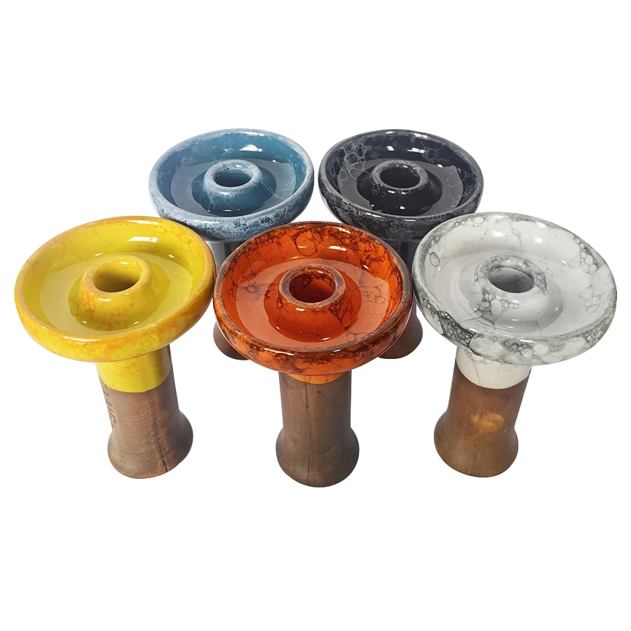 Premium Ceramic Hookah Bowls Narguile Head Bowl Nargile Shisha Smoking Accessories 1pcs Clay Hookah Bowls hookah accessories