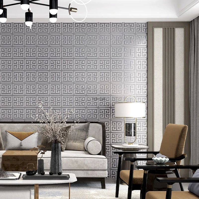 chave grega lattice moderno geometrico 3d papel 03