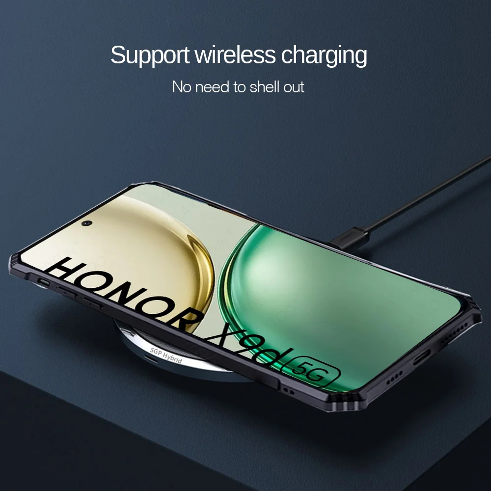 Transparent Shockproof Acrylic Ring Stand Phone Cover