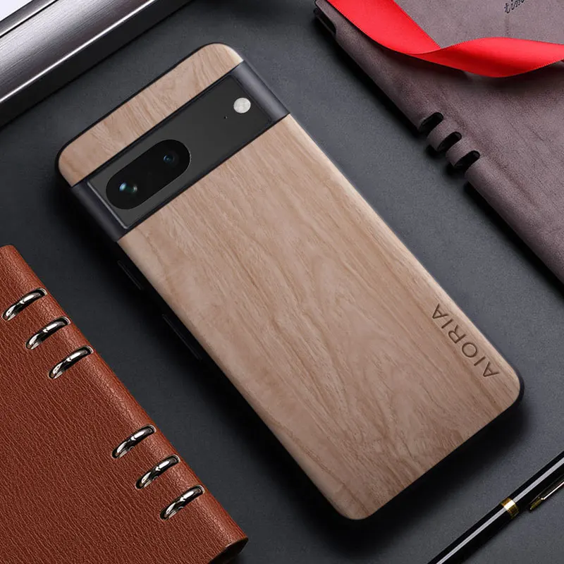 Bamboo Wood Pattern Leather Case - Unique Design Back Cover