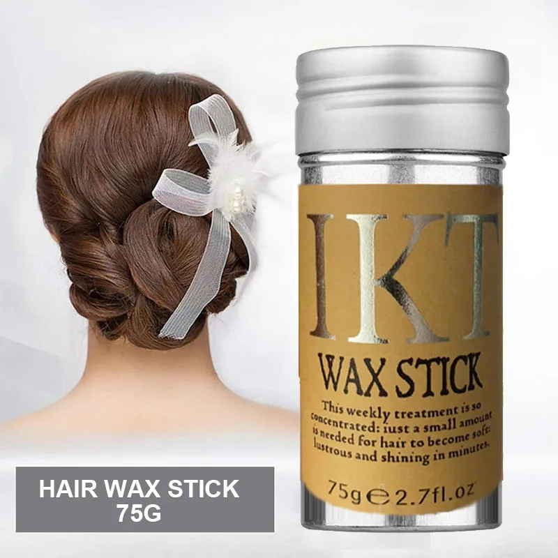 IKT75gStrongHoldHairWaxStickForHairStylingWigKnotsHealer