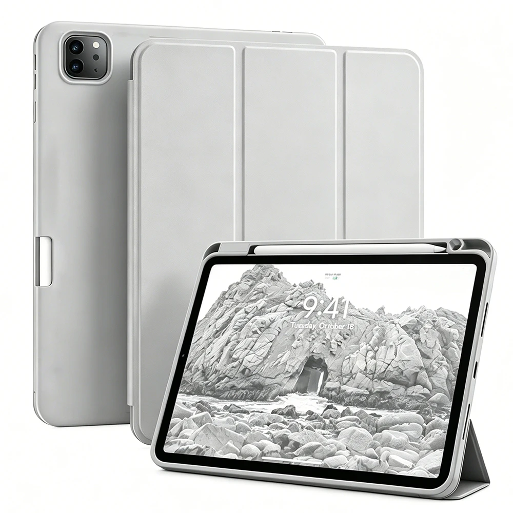 Magnetic Flip Smart Cover with Auto Wake/Sleep Function