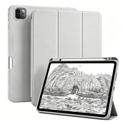 Magnetic Flip Smart Cover with Auto Wake/Sleep Function - iPad Air 11 M2 M3 M4 (BC - Grey)