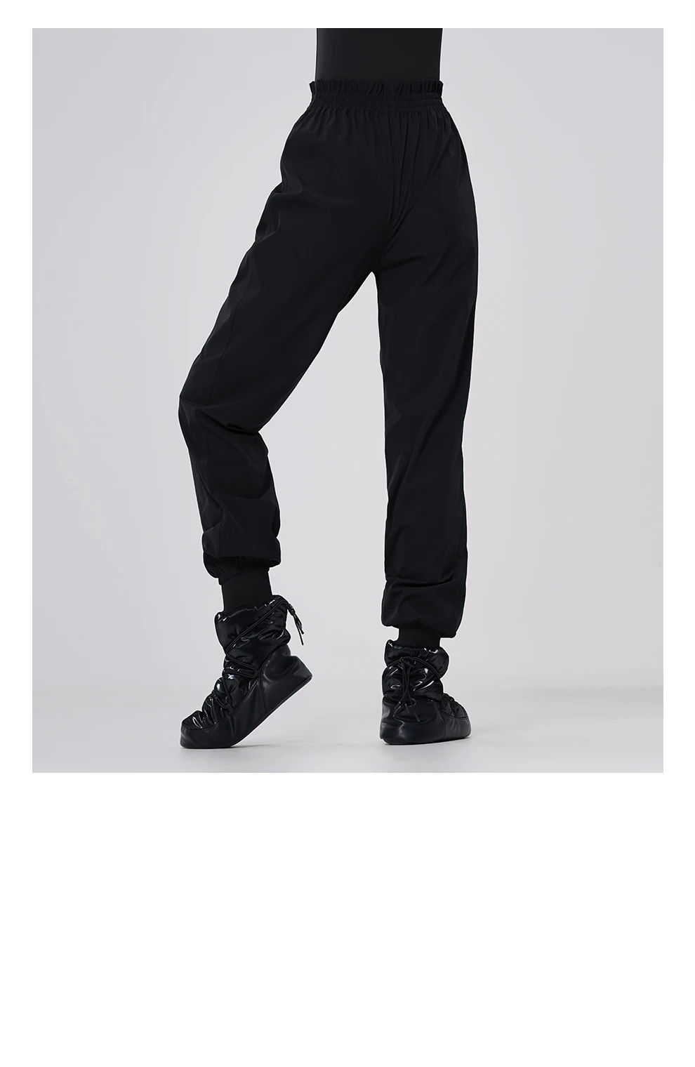 Damen-Ballett-Freizeithose, sportliche Lauf-Jogginghose, Teenager-Mädchen, leichte, intensive Nylon-Schweißhose für Tanz – Detail 10