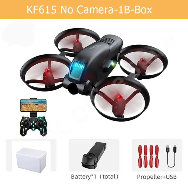 rc helicopter with camera Best KF615 Mini Drone 4K With HD Dual Camera Quadcopter 2.4G Wifi FPV Optical Flow Positioning Height Hold RC Gift For Kids Toy large rc helicopters RC Helicopters