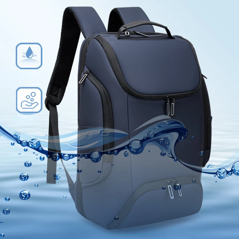 USB charging student backpack Multi functional splash proof leisure travel backpack Large capacity anti-theft business backpack
