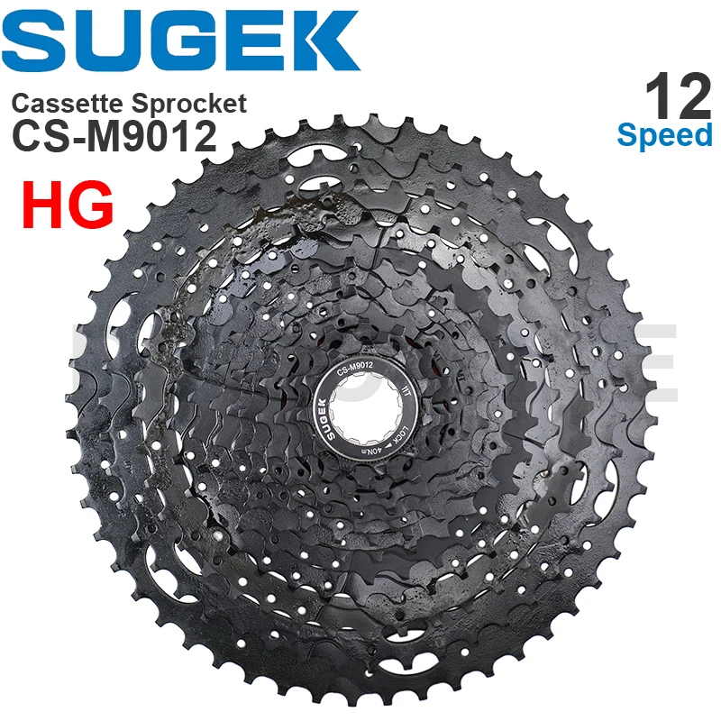 11/12/13 Speed Cassette Sprocket 50/52T DEORE M5100 M6100 CS-M9011 12 13 Colorful HG Steel/Al compatible K7 XT GX MTB SUGEK
