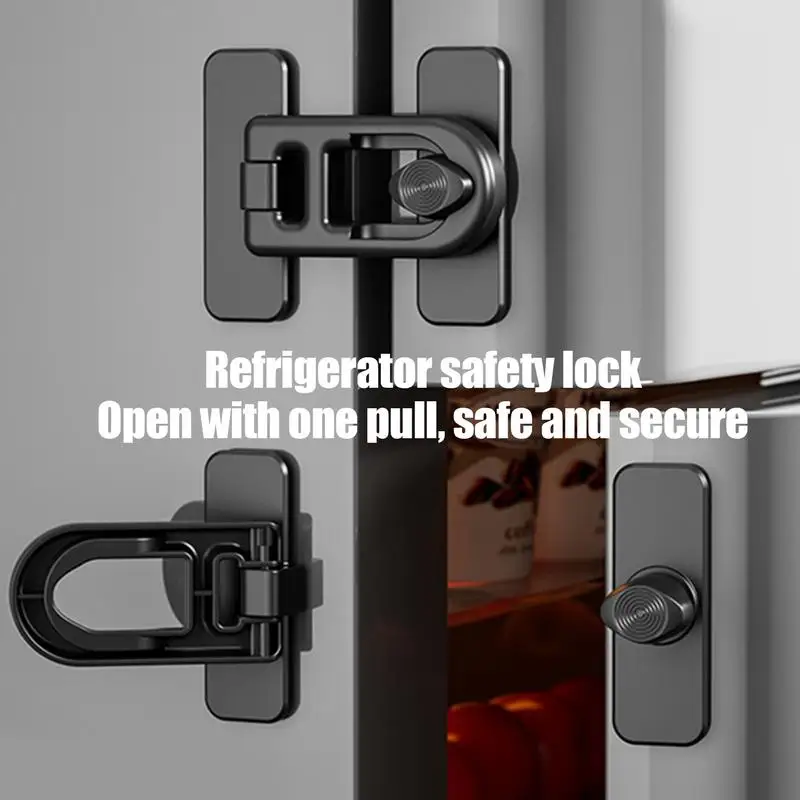 1 Pcs Home Refrigerator Lock Fridge Freezer Door Catch Lock Toddler Kids Child Oven Cabinet Safety Lock For Baby Safety Lock 1