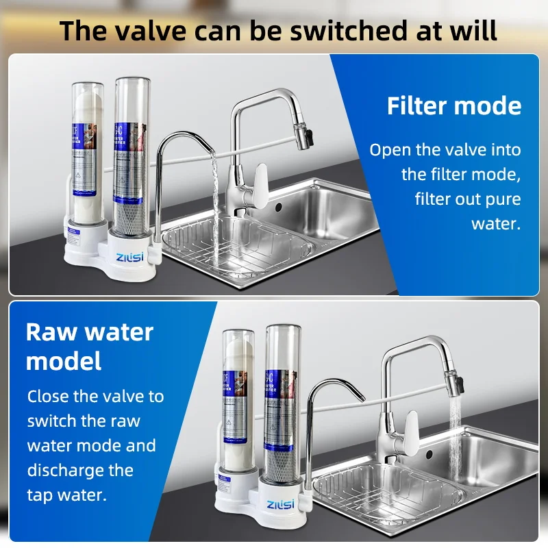 Tap Water Purifiers Filtration System Kitchen Water Filter faucet Ceramic Filter Percolator softener Treatment Machine water filter