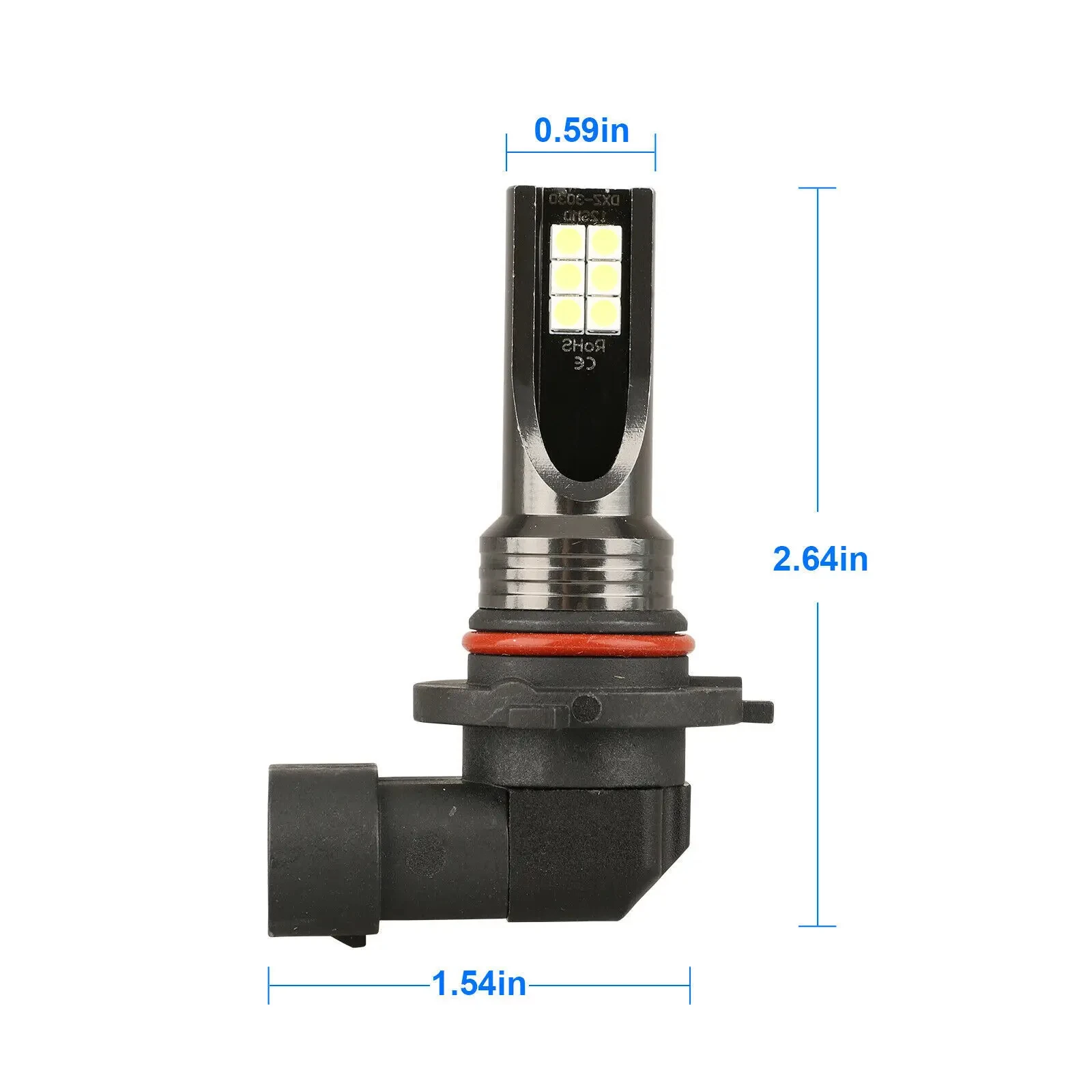 9005 9006 LED Headlight H11 H8 H9 H10 H1 H3 Car Fog Light Bulbs DRL H4 H7 Auto Driving Running Lamps 6000K 8000LM 80W 12V 1/2Pcs led car lights led lights led bulbs led headlights led car headlights car headlamps