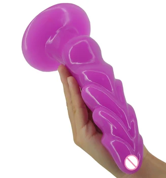 Silicone Animal Monster Dildo Dog Dick Realistic Suction Cup Anal Dragon Dildos Adult Penis Cock For Women Female Masturbation 6