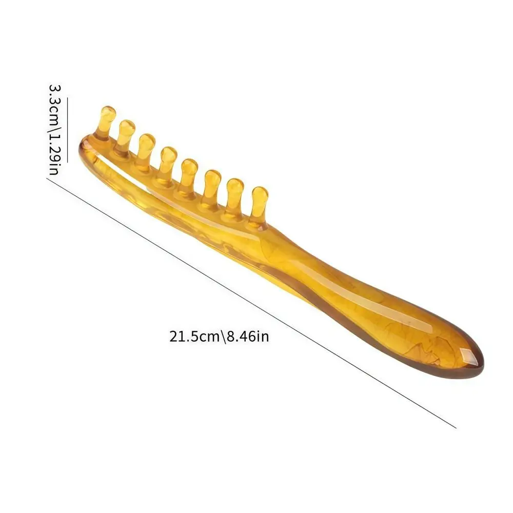 Five-claw Head Resin Massage Comb Multifunction Scraping Stick Scraping Massager Long Handle Head Scalp Massager Tool