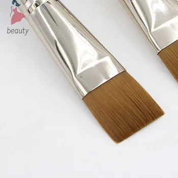 Maschera per il viso Pennello per pittura Donna Bellezza Cura della pelle Strumento per il trucco Pennello per fondotinta quadrato piatto Pennello per correttore per capelli morbidi Frullatore per crema BB