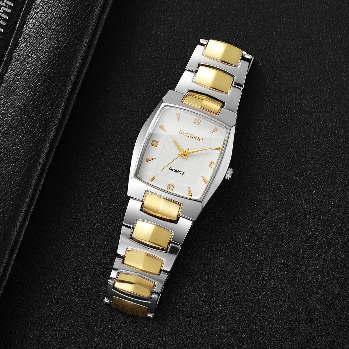 ساعات رجال الأعمال الفاخرة موضة مستطيل الهاتفي كوا...