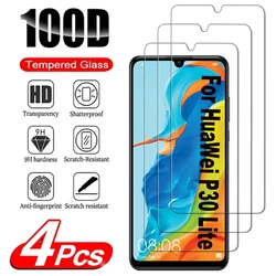 Premium 9H Tempered Glass Screen Protector - Pack of 2/4, HD Clarity for 2 Pieces (For P30 Lite)