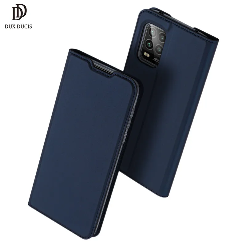 

For Xiaomi Mi 10 Lite 5G Cover DUX DUCIS Skin Pro Flip Wallet Leather Case For Xiaomi Mi 10Lite 5G Case Card Slot Accessories