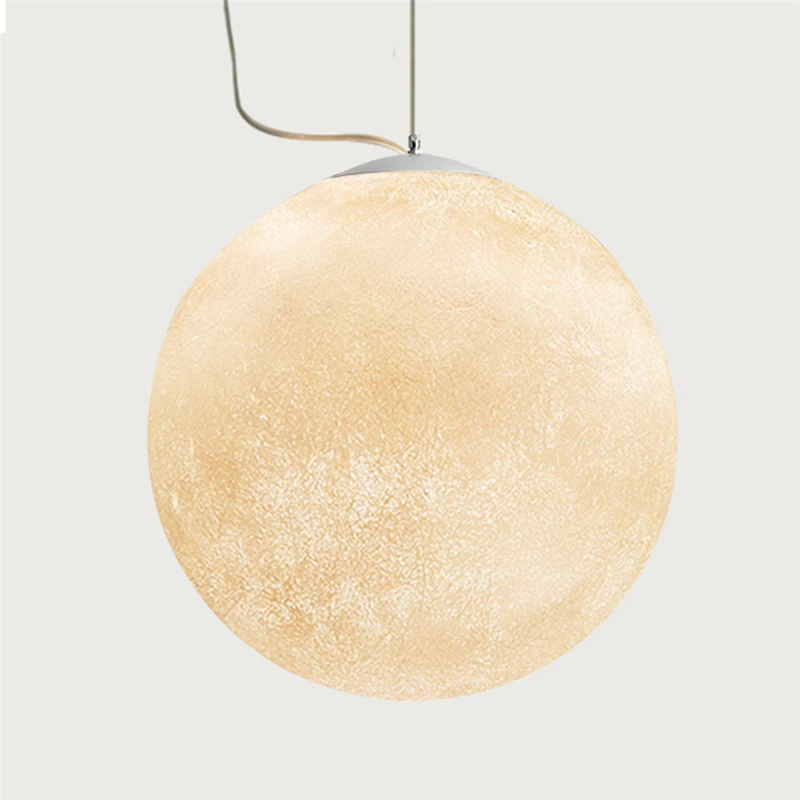 

Подвесные светильники в виде полумесяца из современной смолы, украшение для спальни, гостиной, столовой, интерьерная лампа в стиле лофт