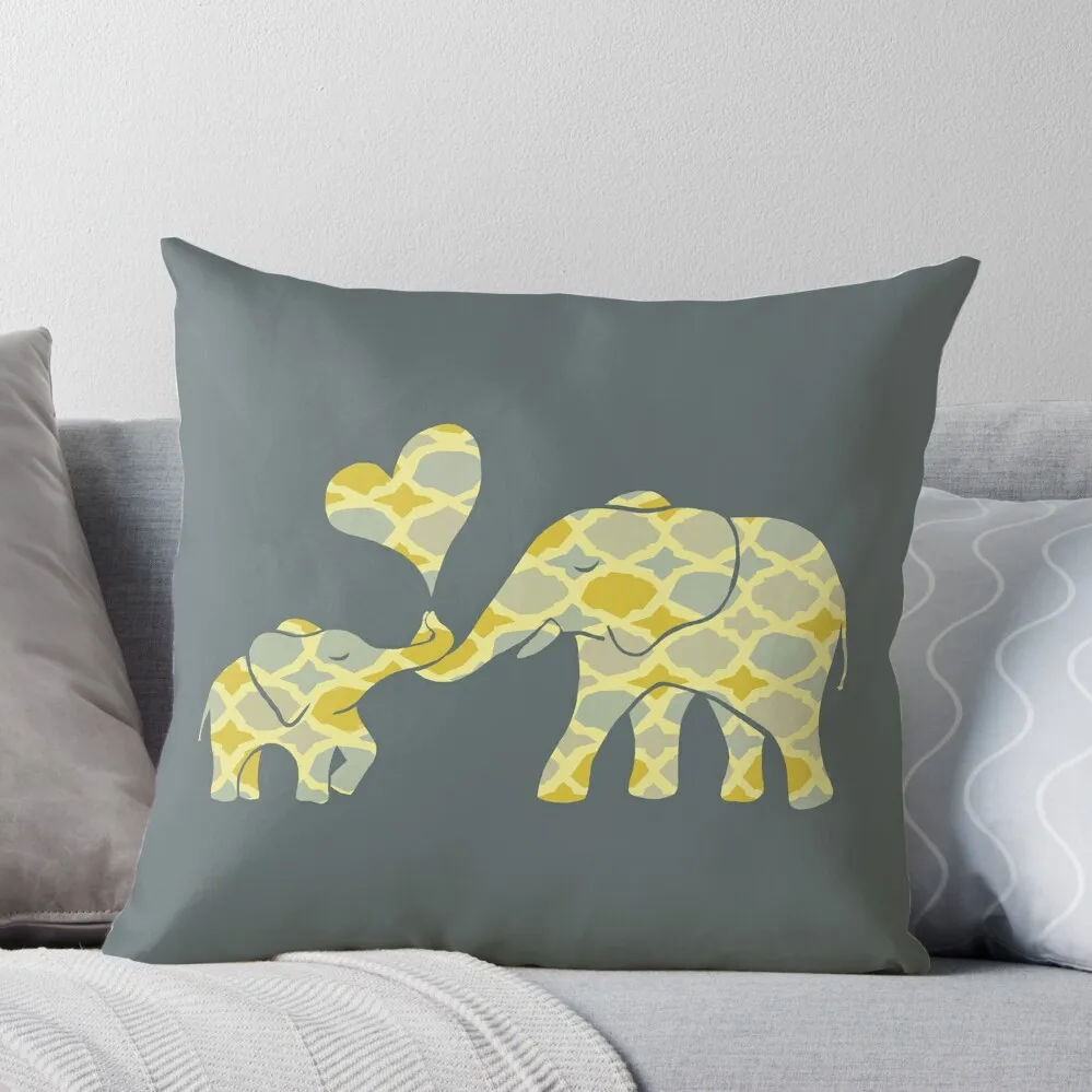 

Elephant Hugs Throw Pillow sleeping pillows christmas cushions covers Bed pillowcases Sofa Cushions Cover