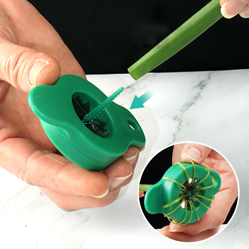 Shallots Shred Slicer Plum Blossom Onion Scallions Easy Cutter Speedy Food Chopper Vegetable Grater Kitchen Accessories