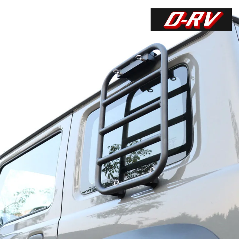 스즈키 짐니 JB64 JB74 2019-2025 차량용 리어 윈도우 연장 등반 사다리 및 보호 프레임 (외부 악세사리)