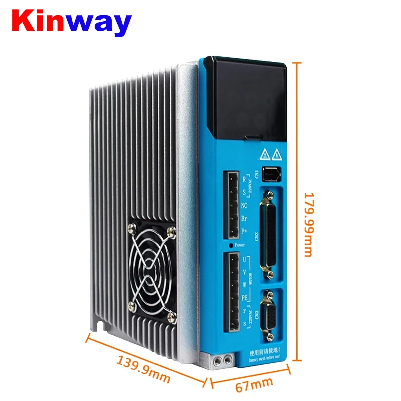 

3-фазный шаговый драйвер Nema 42 Kinway LCDA2260E, цифровой сервомотор, драйвер переменного тока для станка с ЧПУ